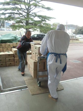 学校給食食材の検収1