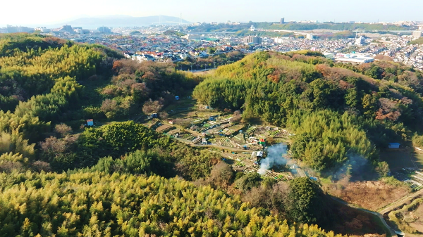 多井畑ドローン写真（秋）